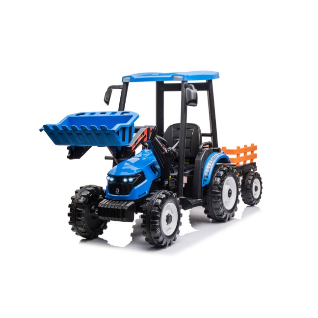 Kids Electric Ride-On Tractor 24V with Trailer | Battery Powered Farm Toy Car