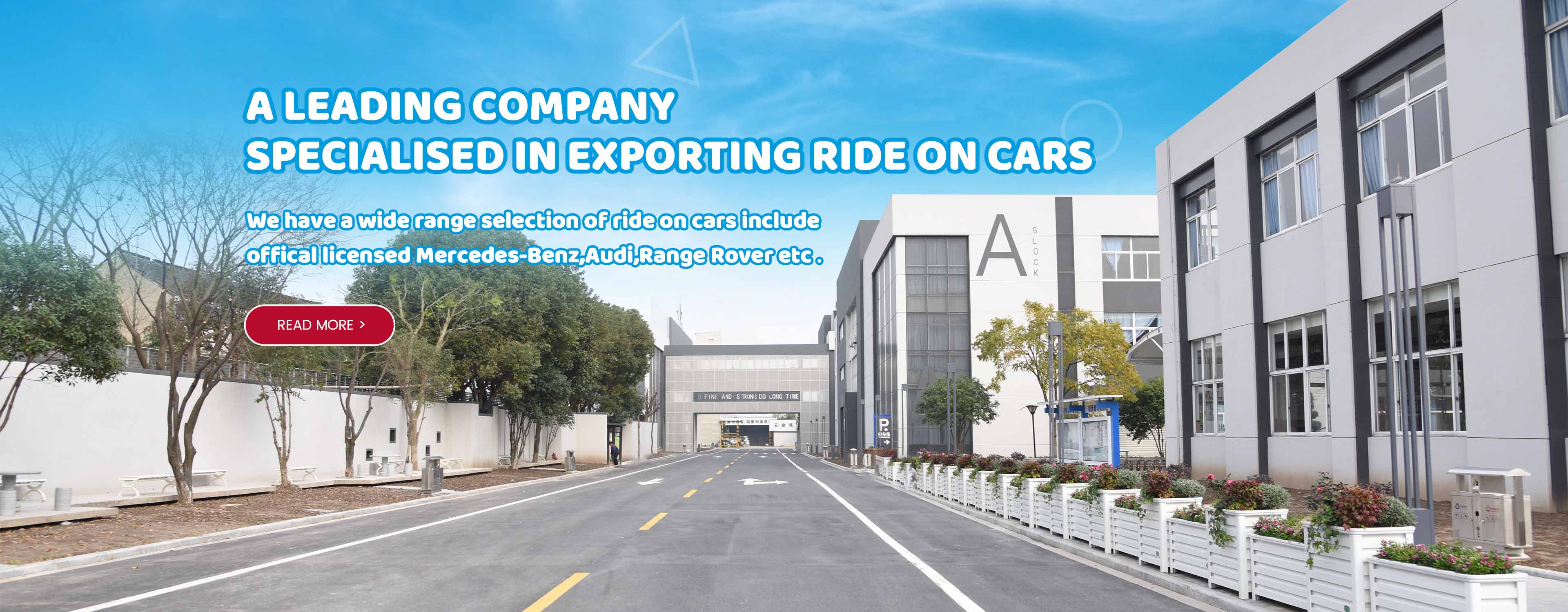 A LEADING COMPANY Specialized IN EXPORTING RIDE ON CARS