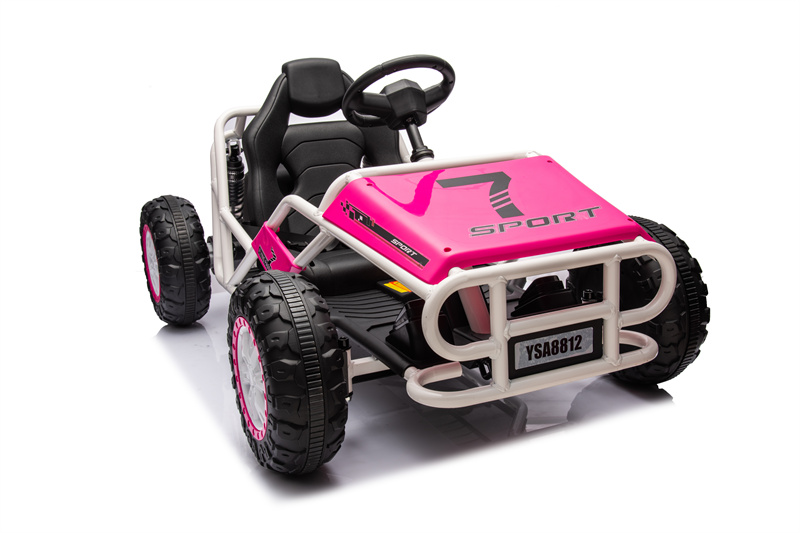 24V 2024 NEW Boys White Ride on UTV with Radio Control