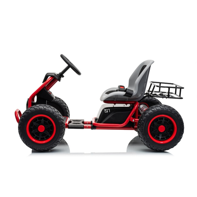 36V Dual Motors Battery Operated Ride on Steel Frame Go Kart 