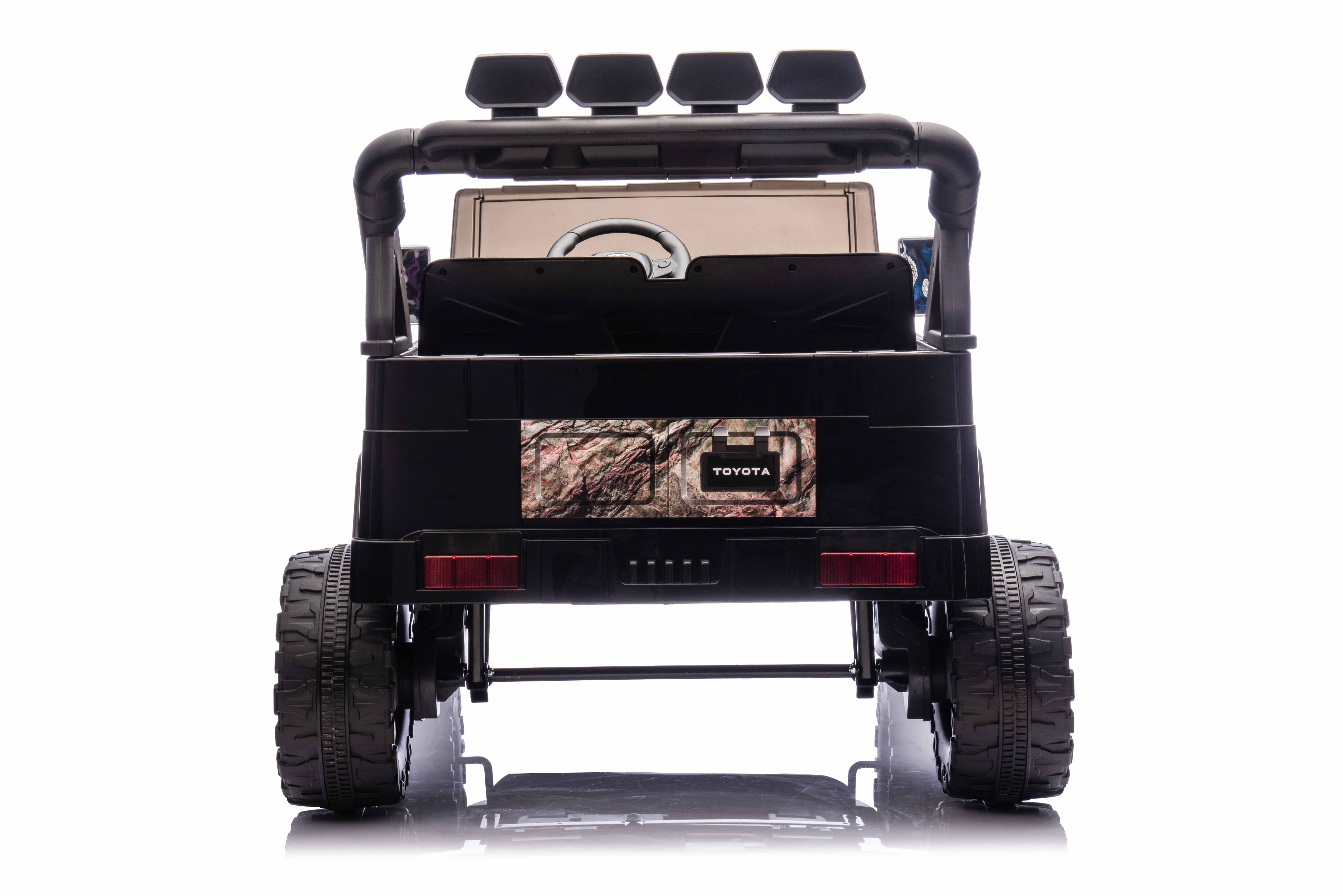 Ride on car suspension system components